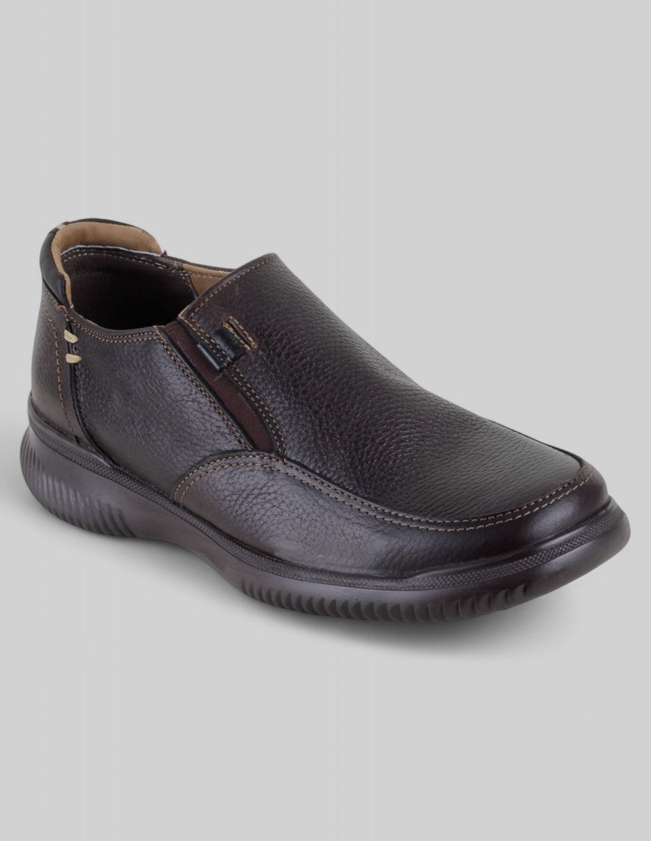 Zapato de confort Exterior Piel Color Café Para Hombre De RBCOLLECTION