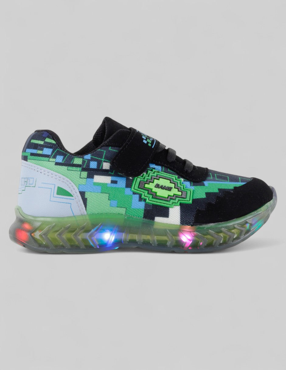 Tenis Kids  en Textil – Verde