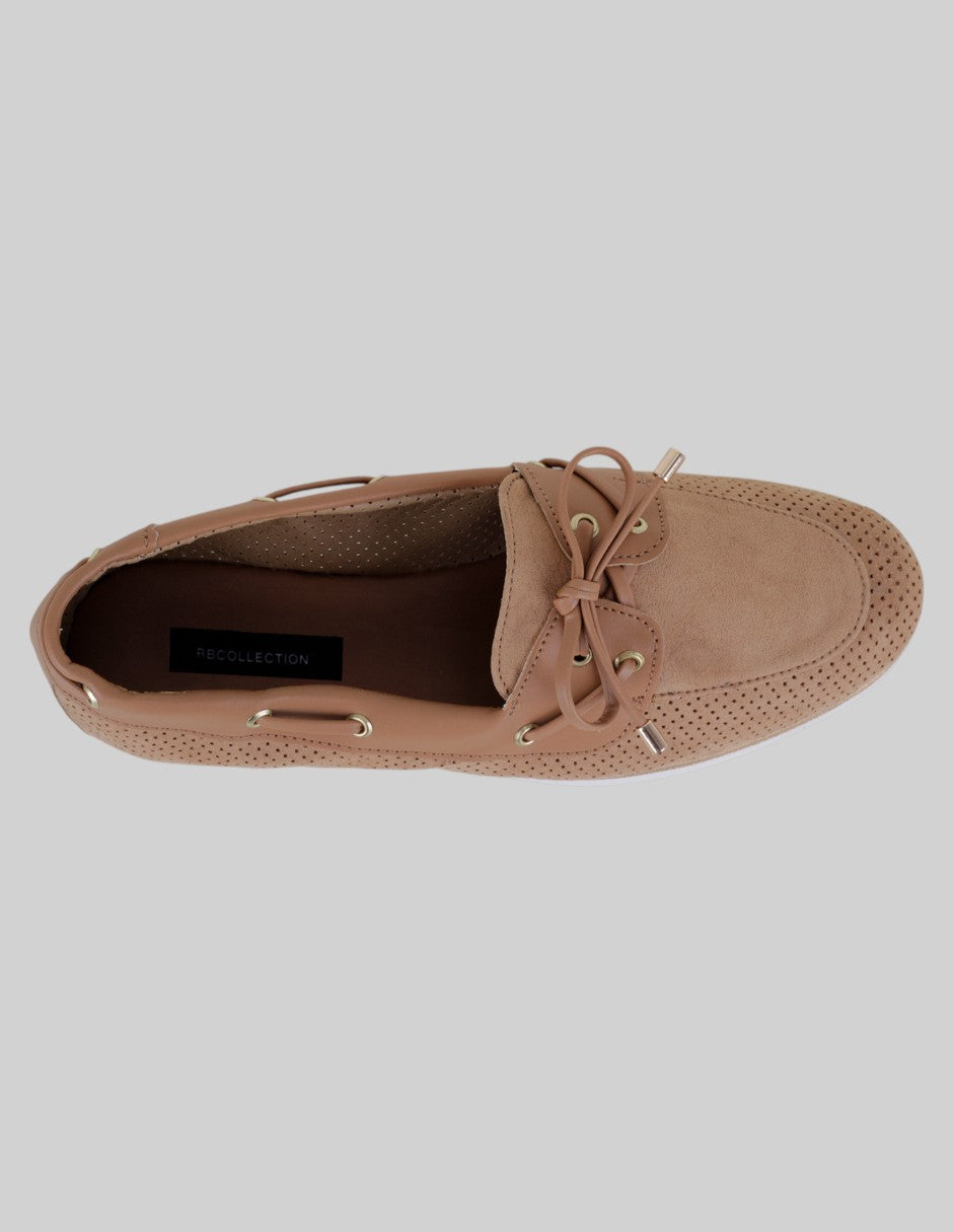 Mocasines Onne en Textil – Café