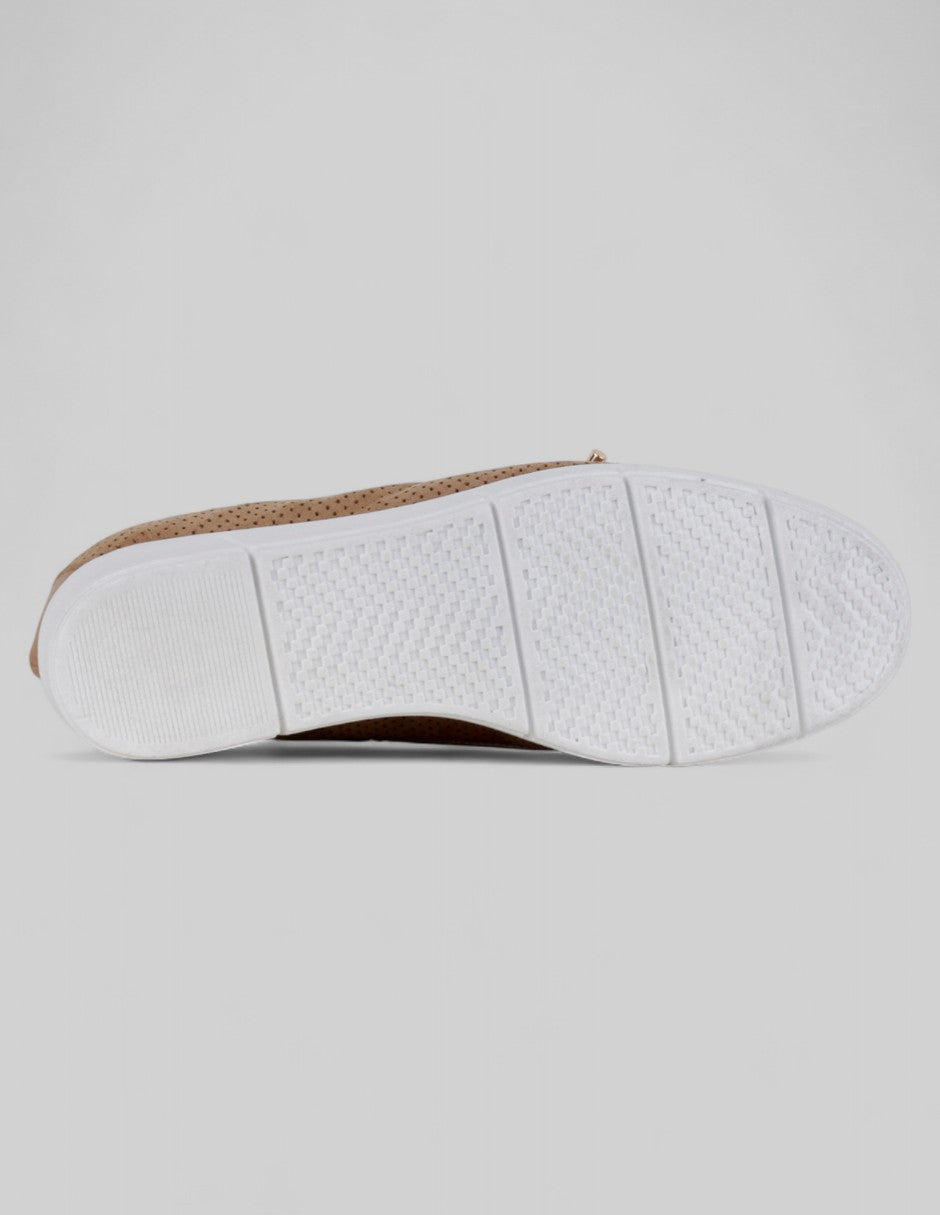 Mocasines Onne en Textil – Café