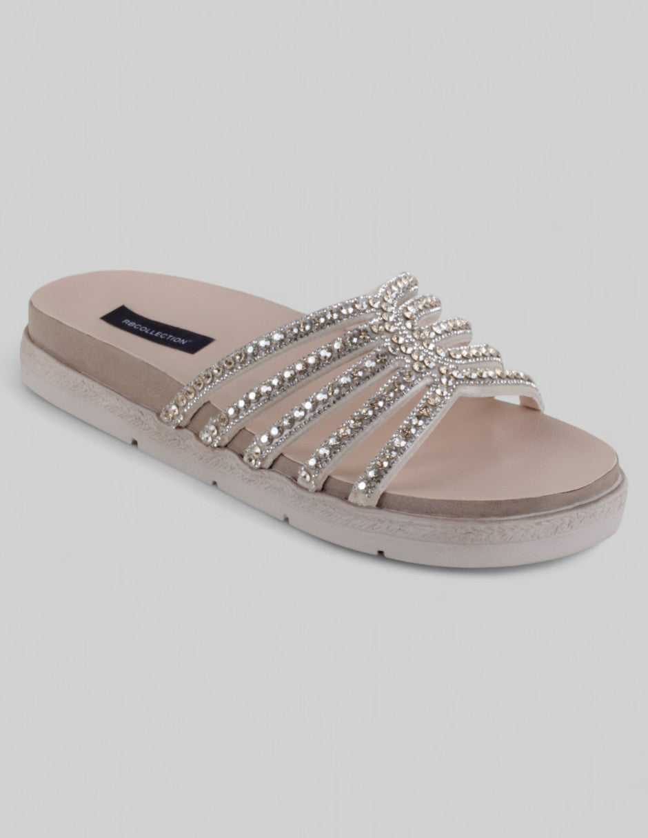 Sandalias de piso Ave en Sintético – Dorado