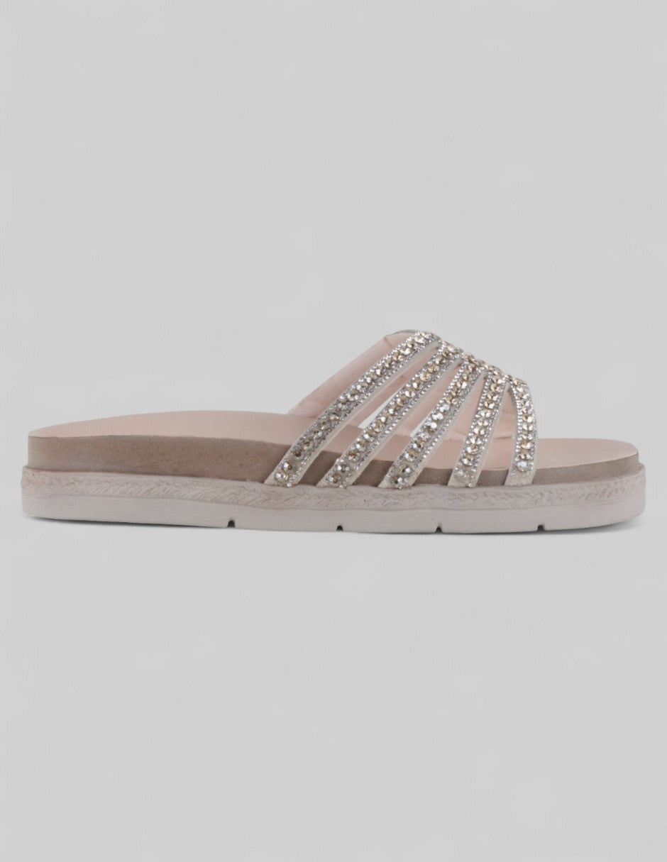 Sandalias de piso Ave en Sintético – Dorado