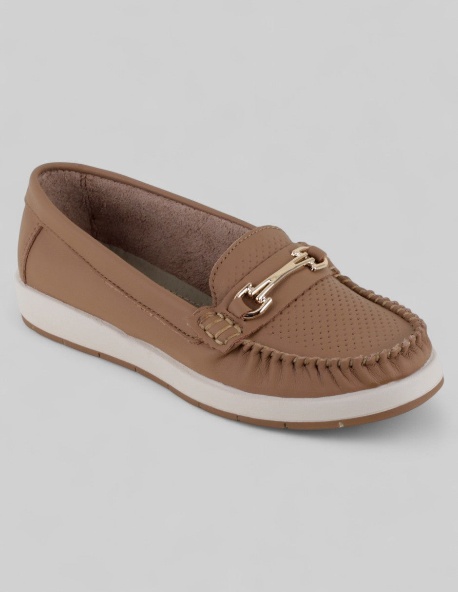 Mocasines Onne en Piel – Café