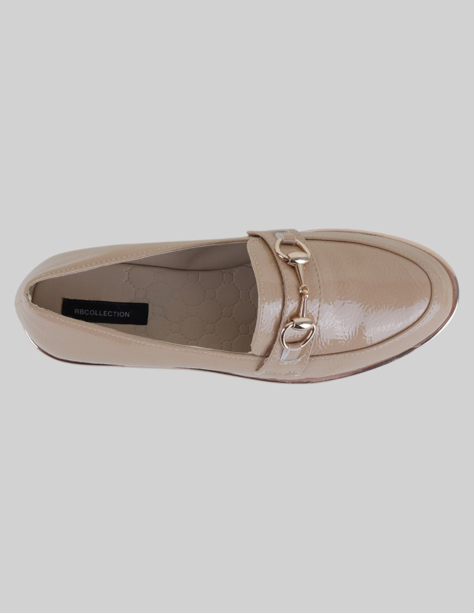 Mocasines Classy en Charol – Beige