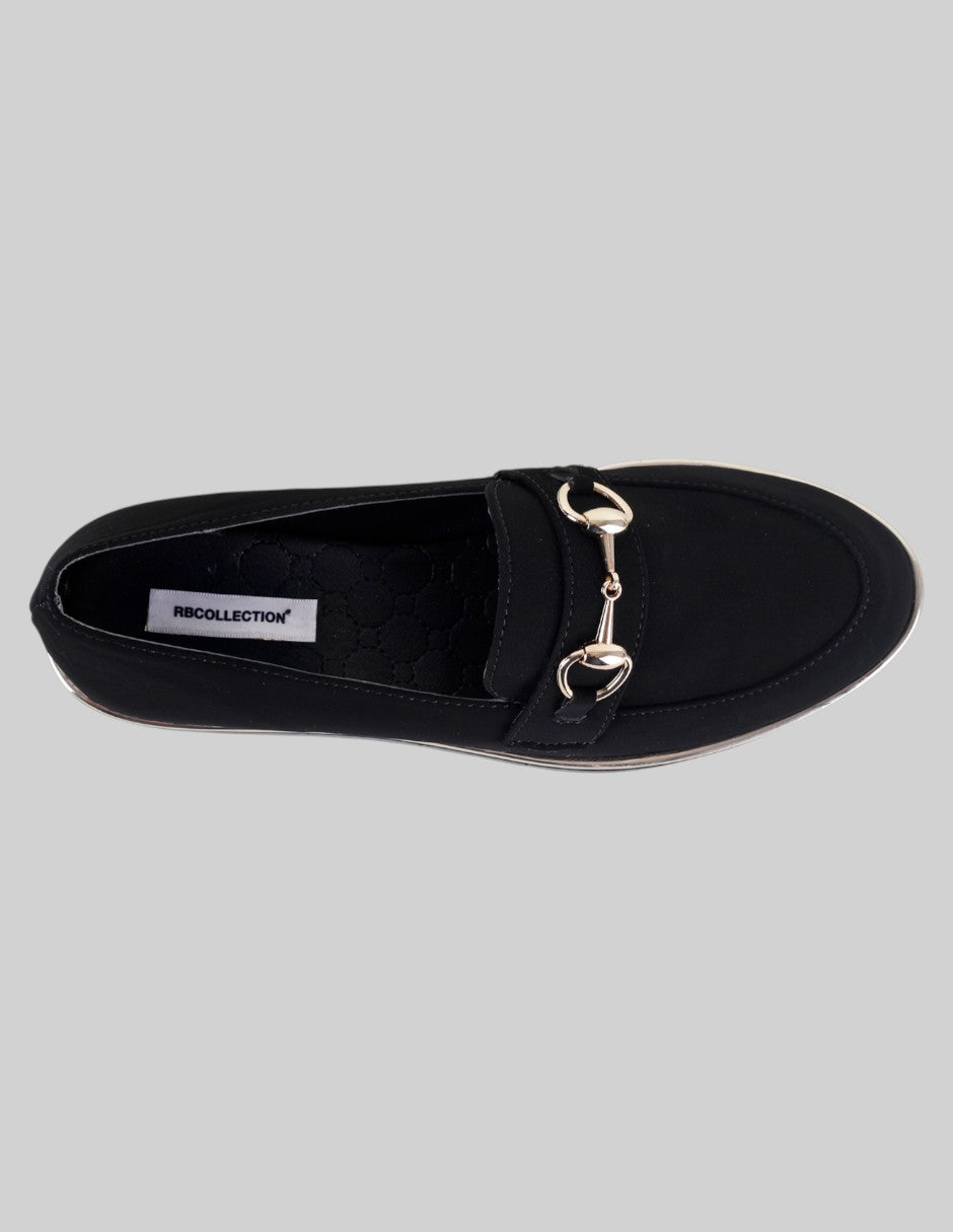 Mocasines Classy en Gamuza sintética – Negro
