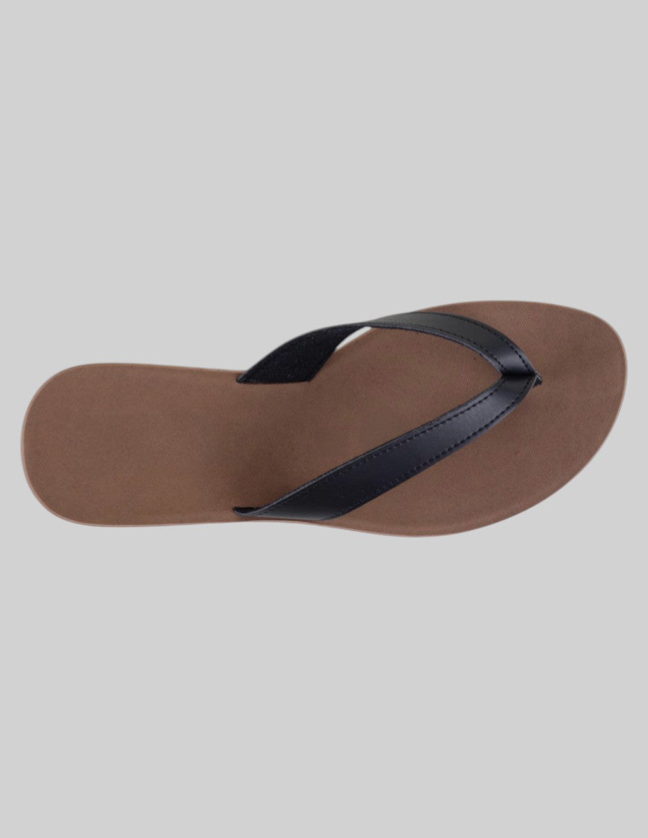 Sandalias clásicas Daily  en Piel vegana – Negro