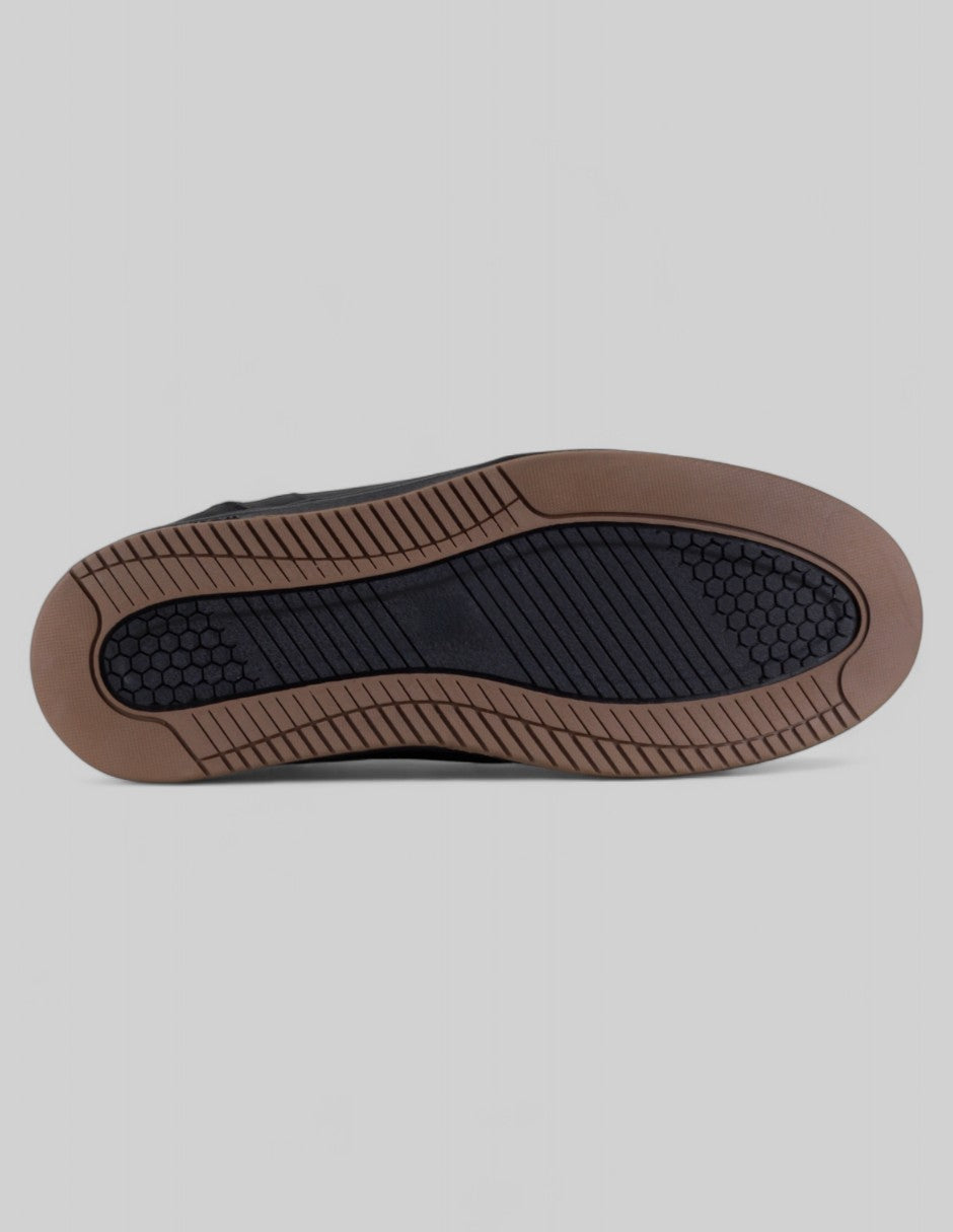 Tenis con cordones Urban en Piel vegana – Negro