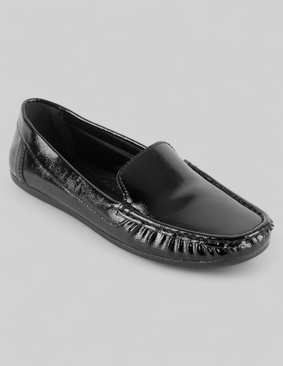 Mocasines Exterior Piel vegana Color Negro Para Mujer De RBCOLLECTION