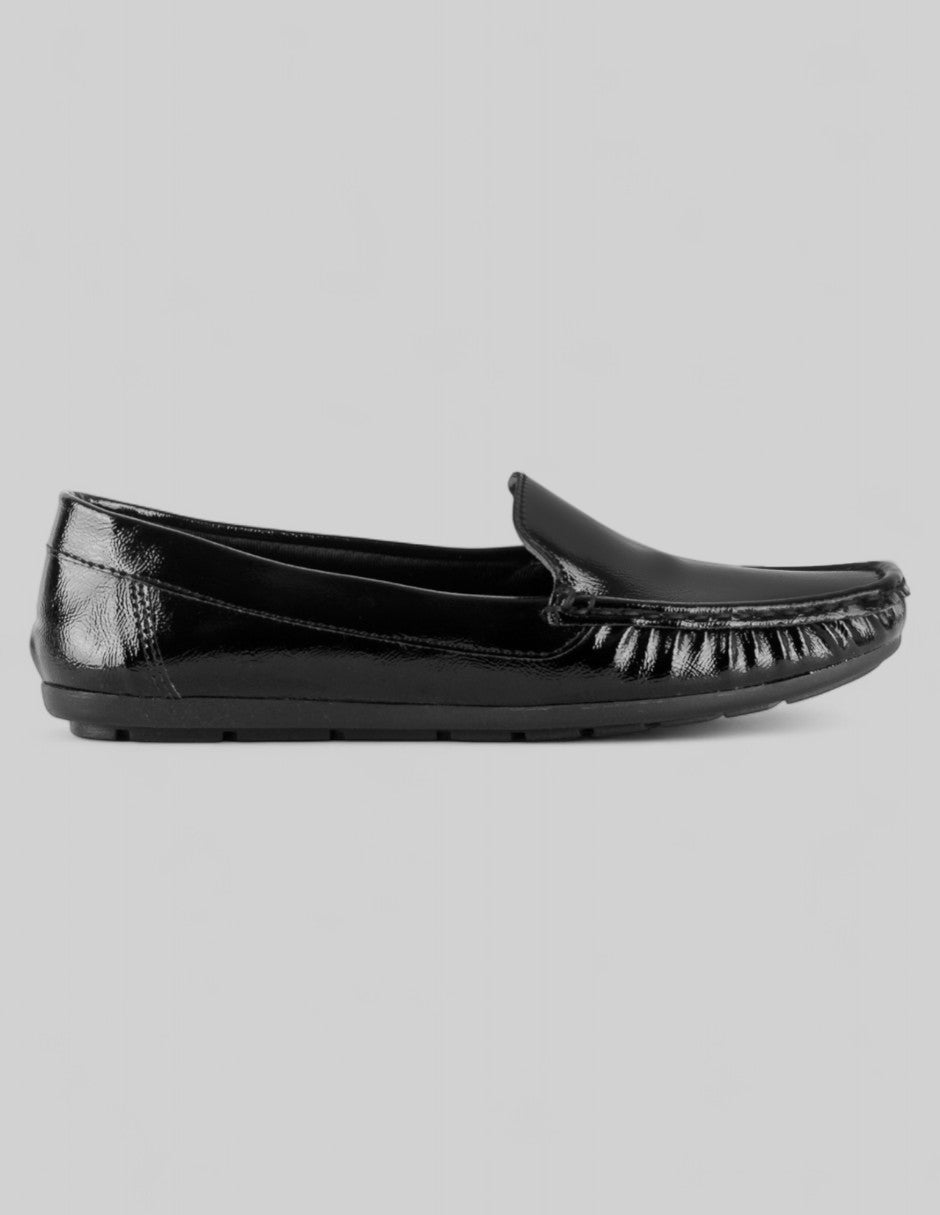 Mocasines Steps en Piel vegana – Negro