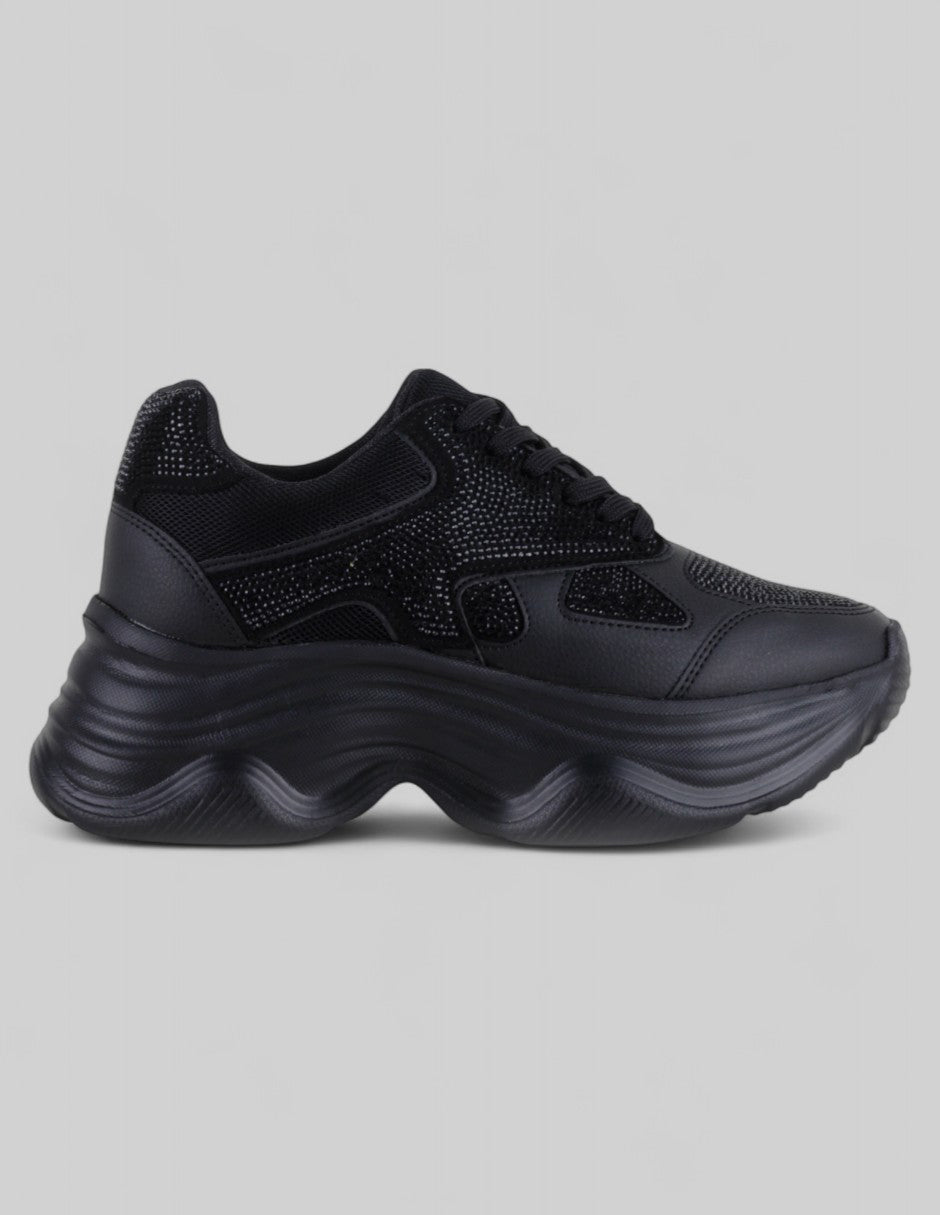 Tenis tipo deportivo   Xoxo en Sintético – Negro