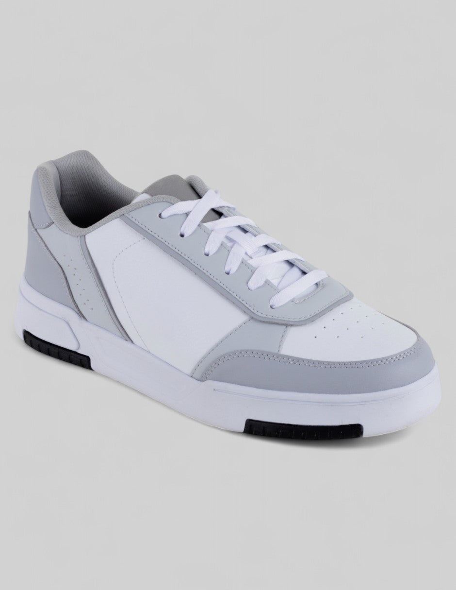 Tenis con cordones Exterior Piel vegana Color Blanco Para Hombre De RBCOLLECTION