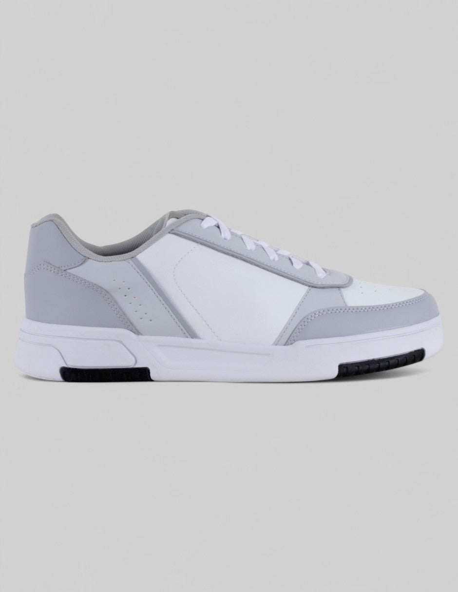 Tenis con cordones Urban en Piel vegana – Blanco