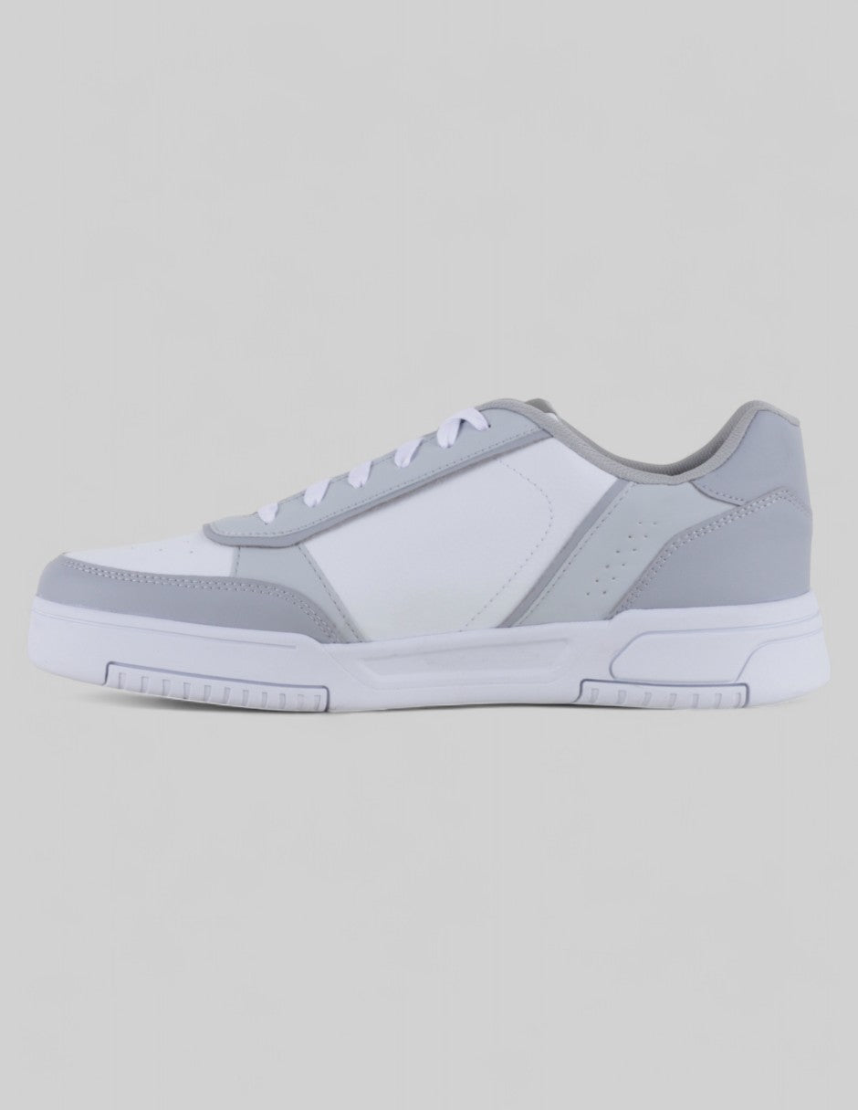 Tenis con cordones Urban en Piel vegana – Blanco