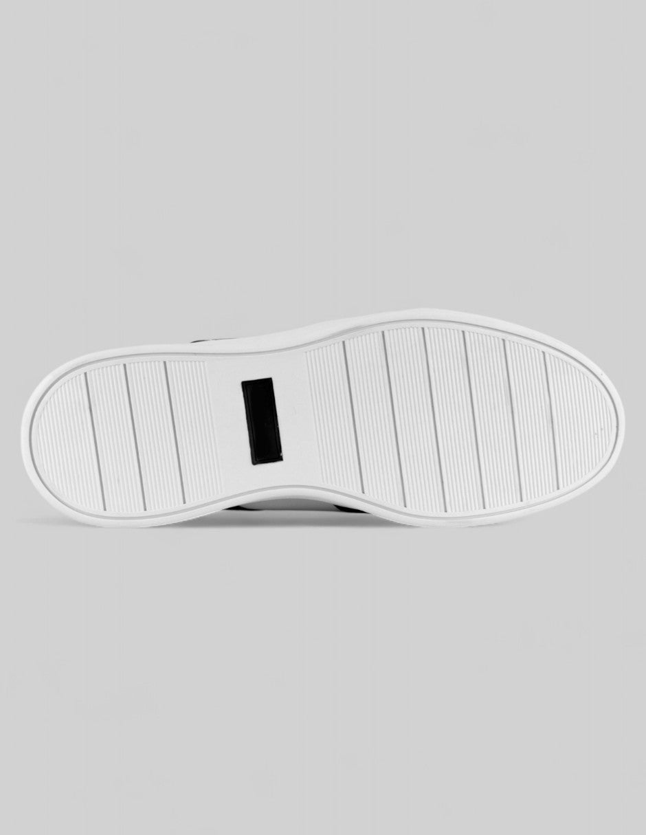 Tenis con cordones Urban en Piel vegana – Blanco