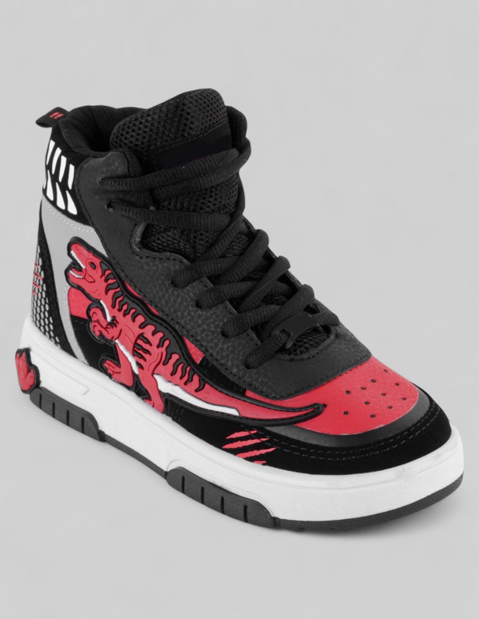 Tenis Kids  en Piel vegana – Negro