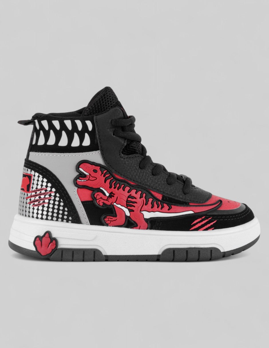 Tenis Kids  en Piel vegana – Negro