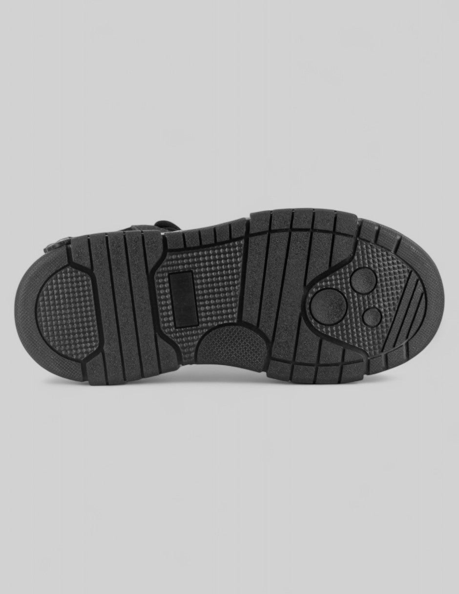 Tenis Kids  en Piel vegana – Negro