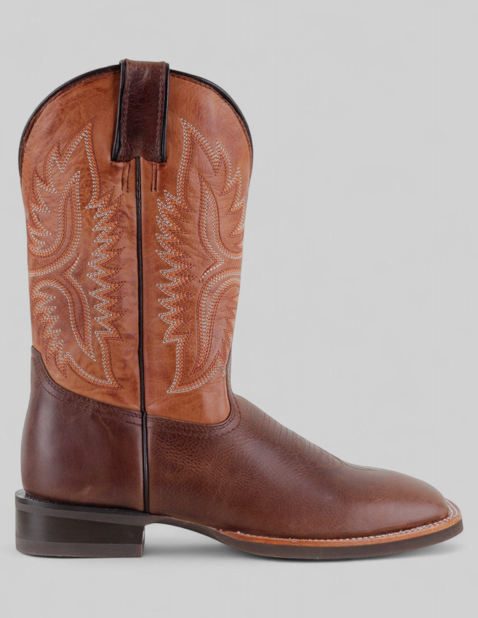Botas tipo western Cowboy en Piel – Café