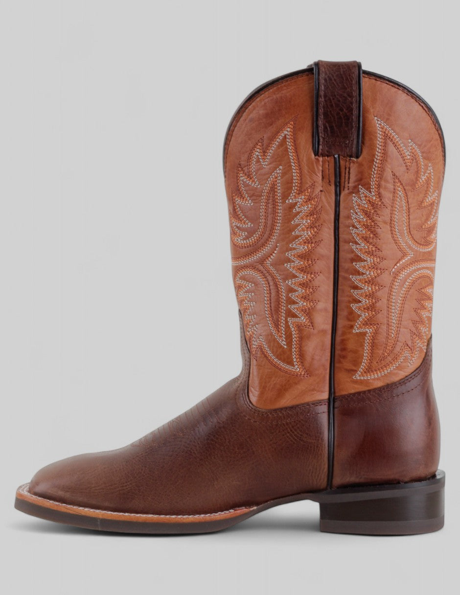 Botas tipo western Cowboy en Piel – Café