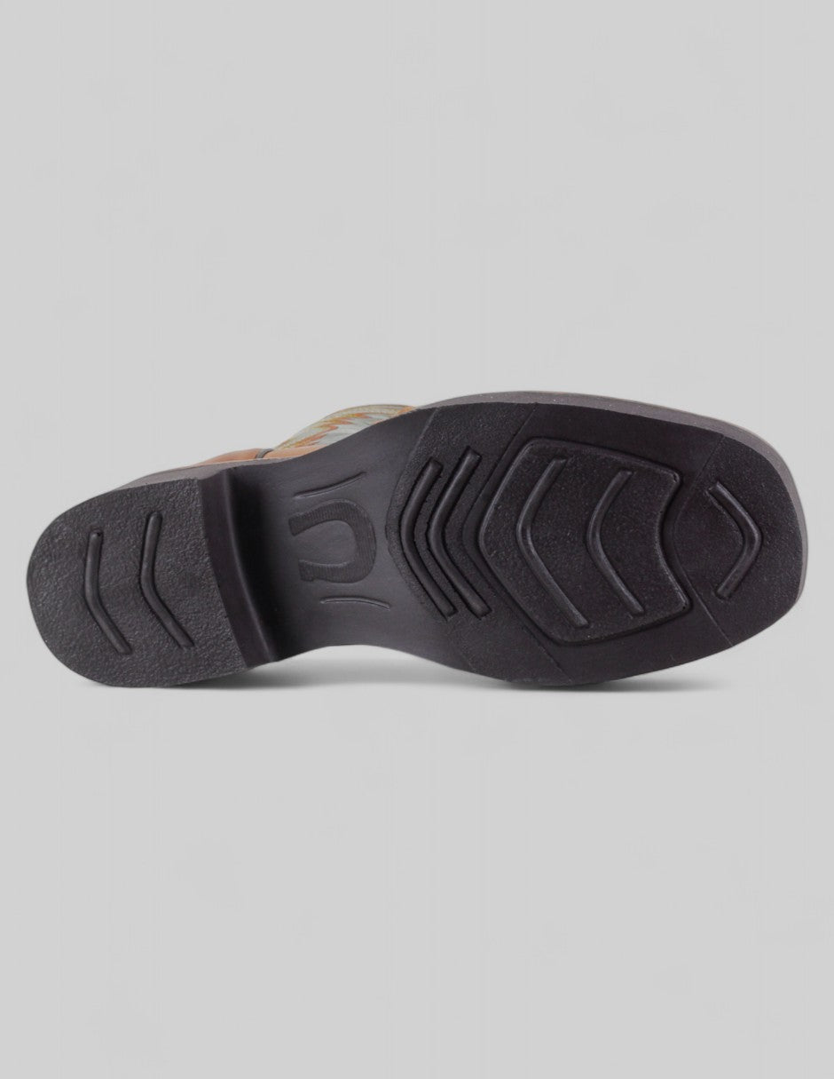 Botas tipo western Cowboy en Piel – Café