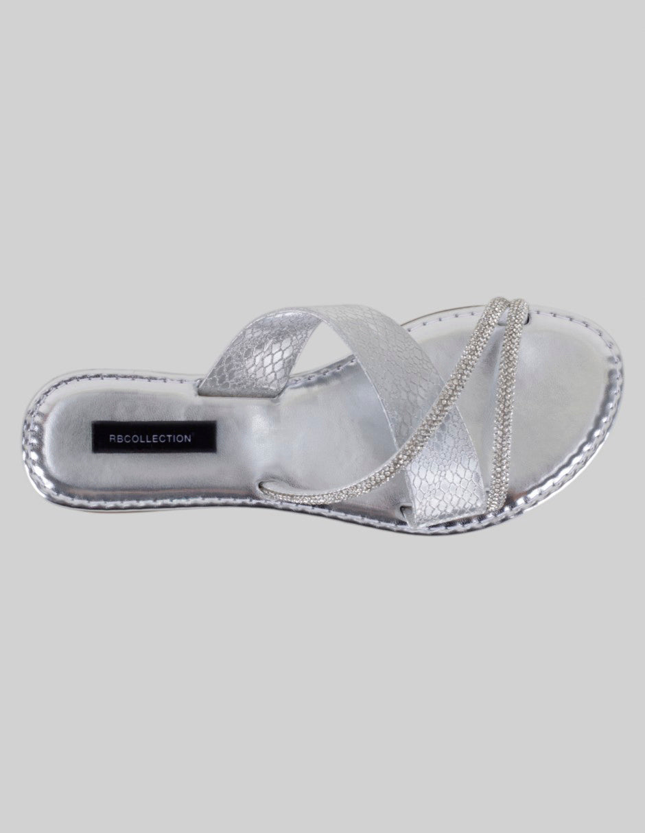 Sandalias de piso Soft en Sintético – Plata