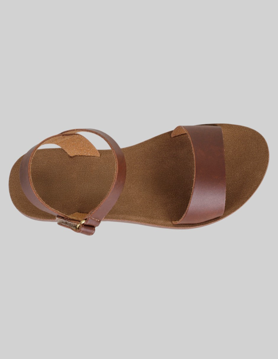 Sandalias Kids  en Piel vegana – Café