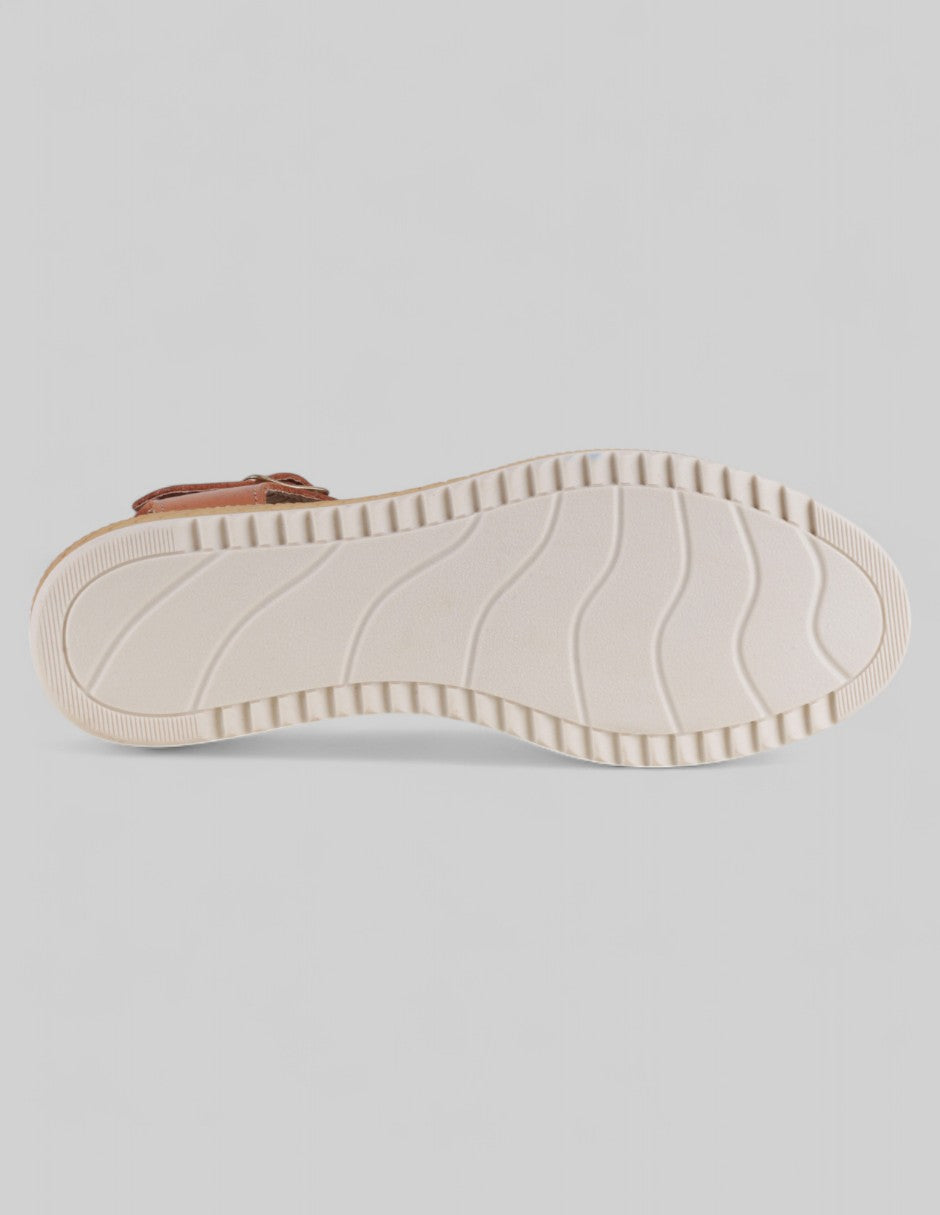 Sandalias de piso Hand made en Piel – Café