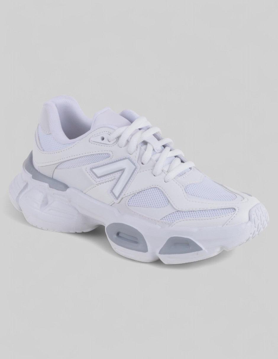 Tenis tipo deportivo Exterior Textil Color Blanco Para Mujer De RBCOLLECTION