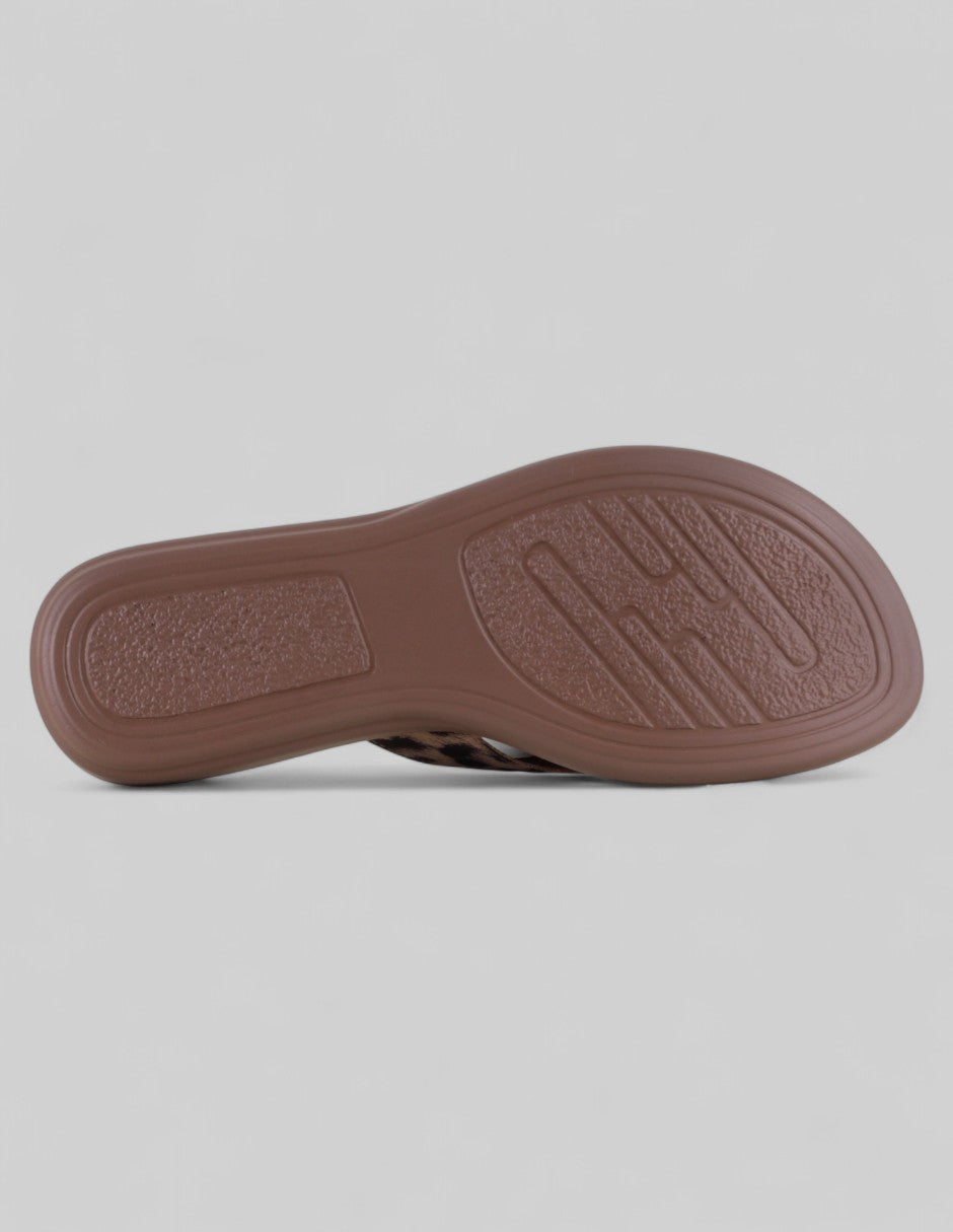 Sandalias clásicas Daily  en Piel vegana – Café