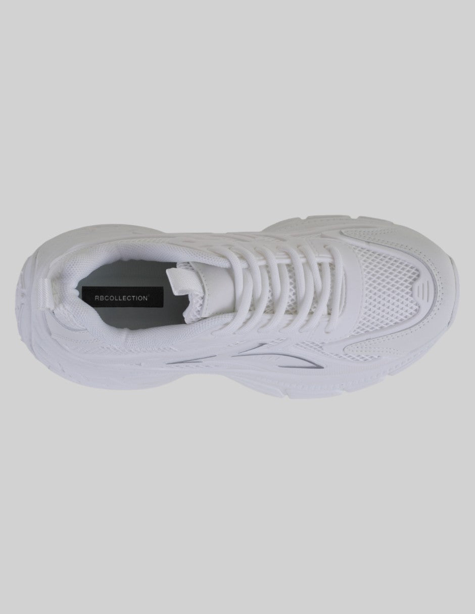 Tenis tipo deportivo  TRX en Textil – Blanco