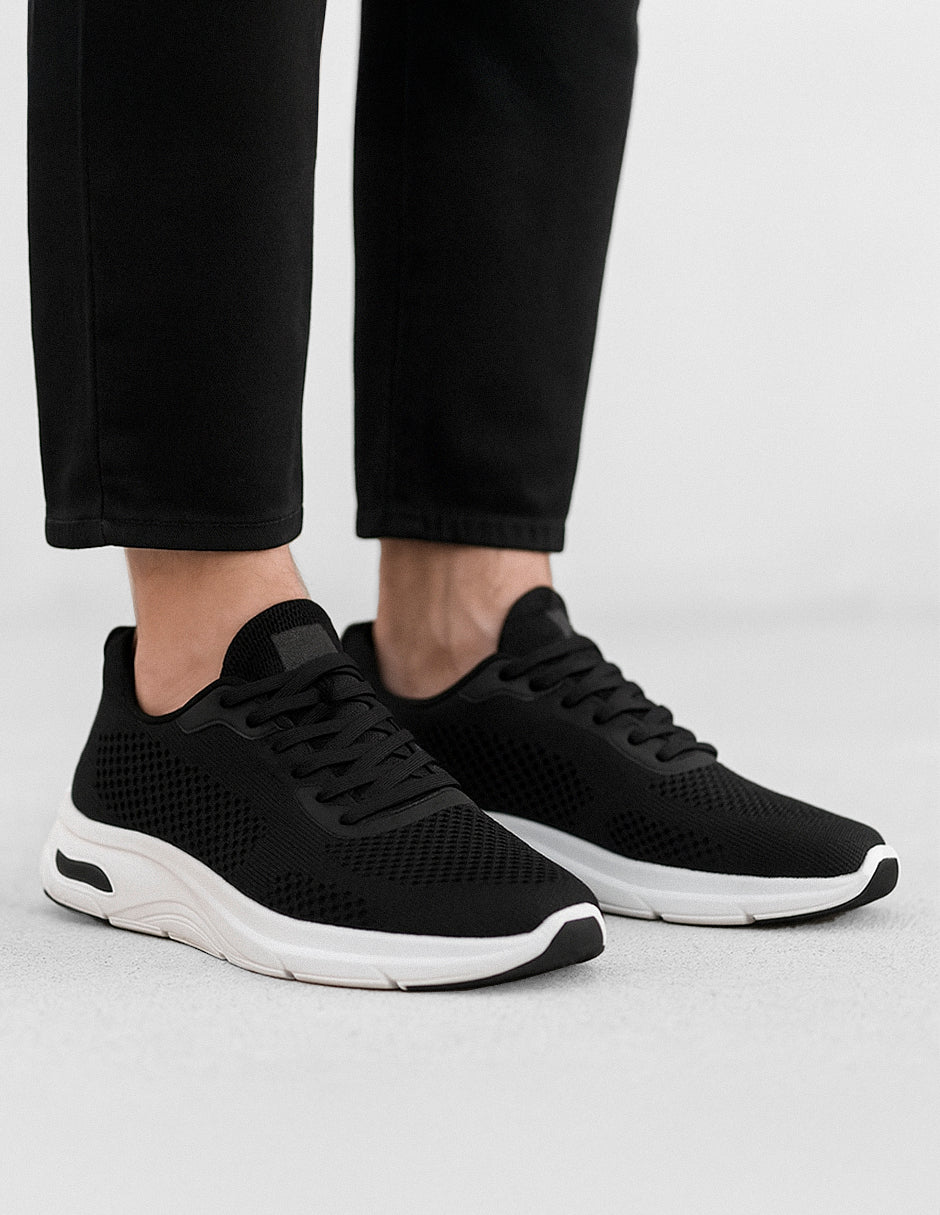 Tenis para entrenamiento Sport en Textil – Negro