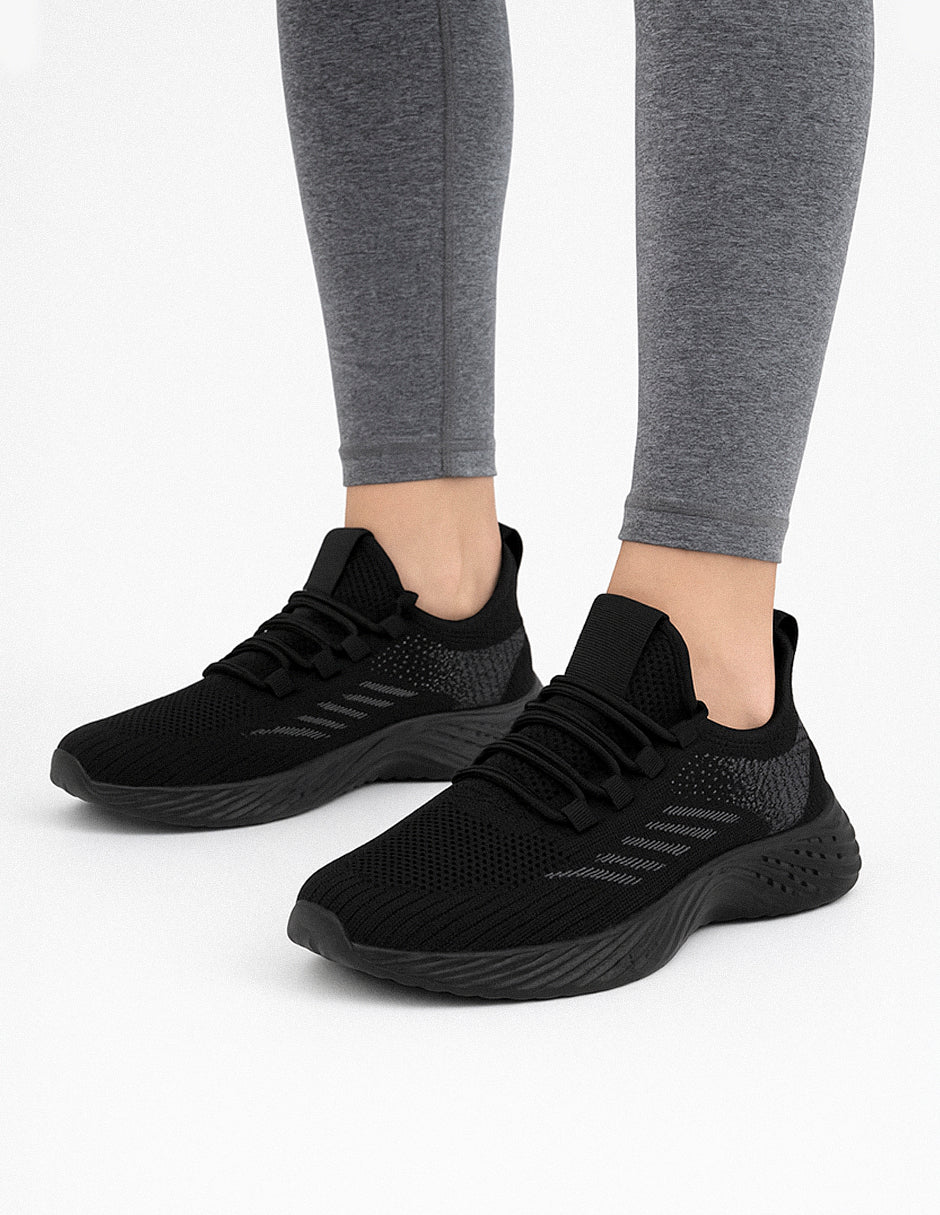 Tenis para entrenamiento Sport en Textil – Negro