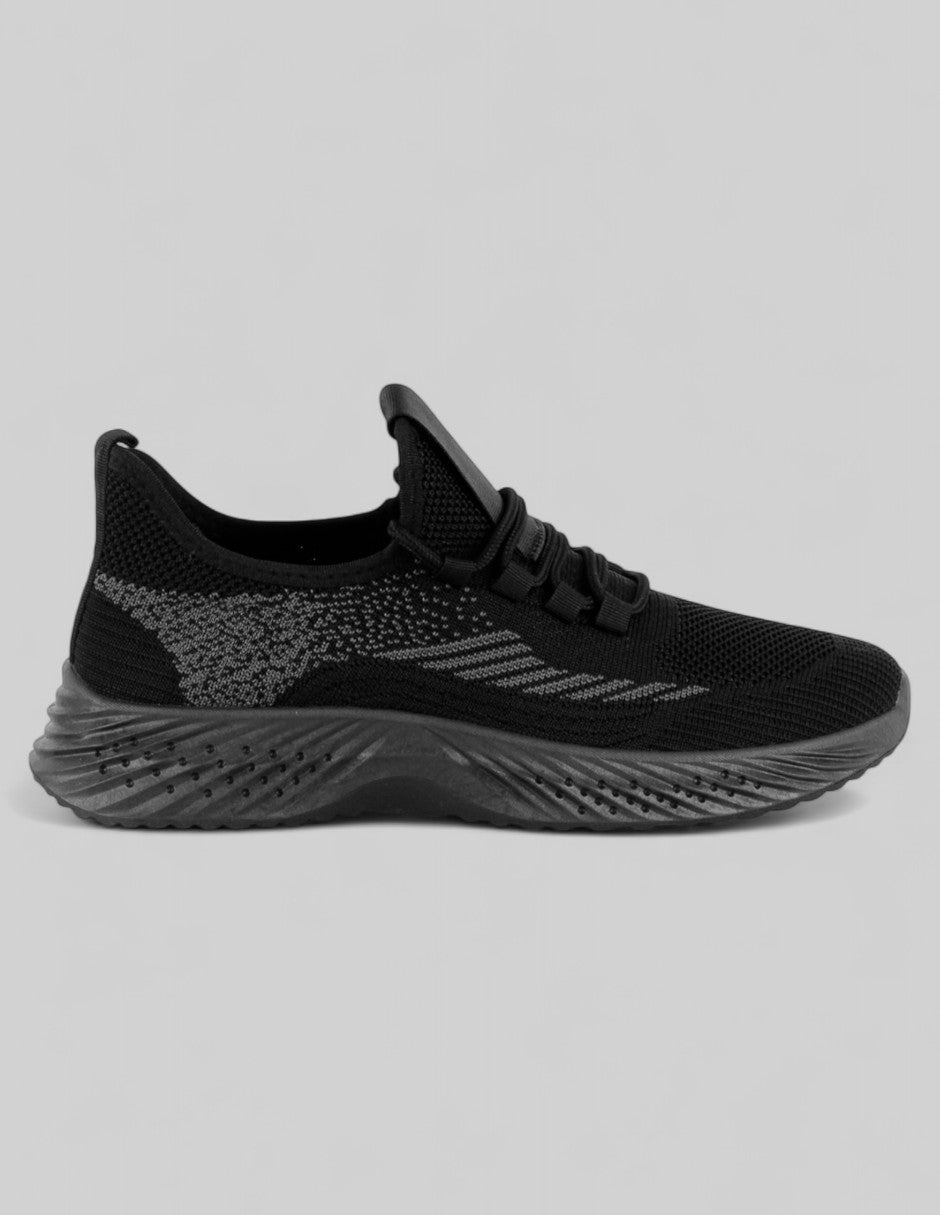 Tenis para entrenamiento Sport en Textil – Negro