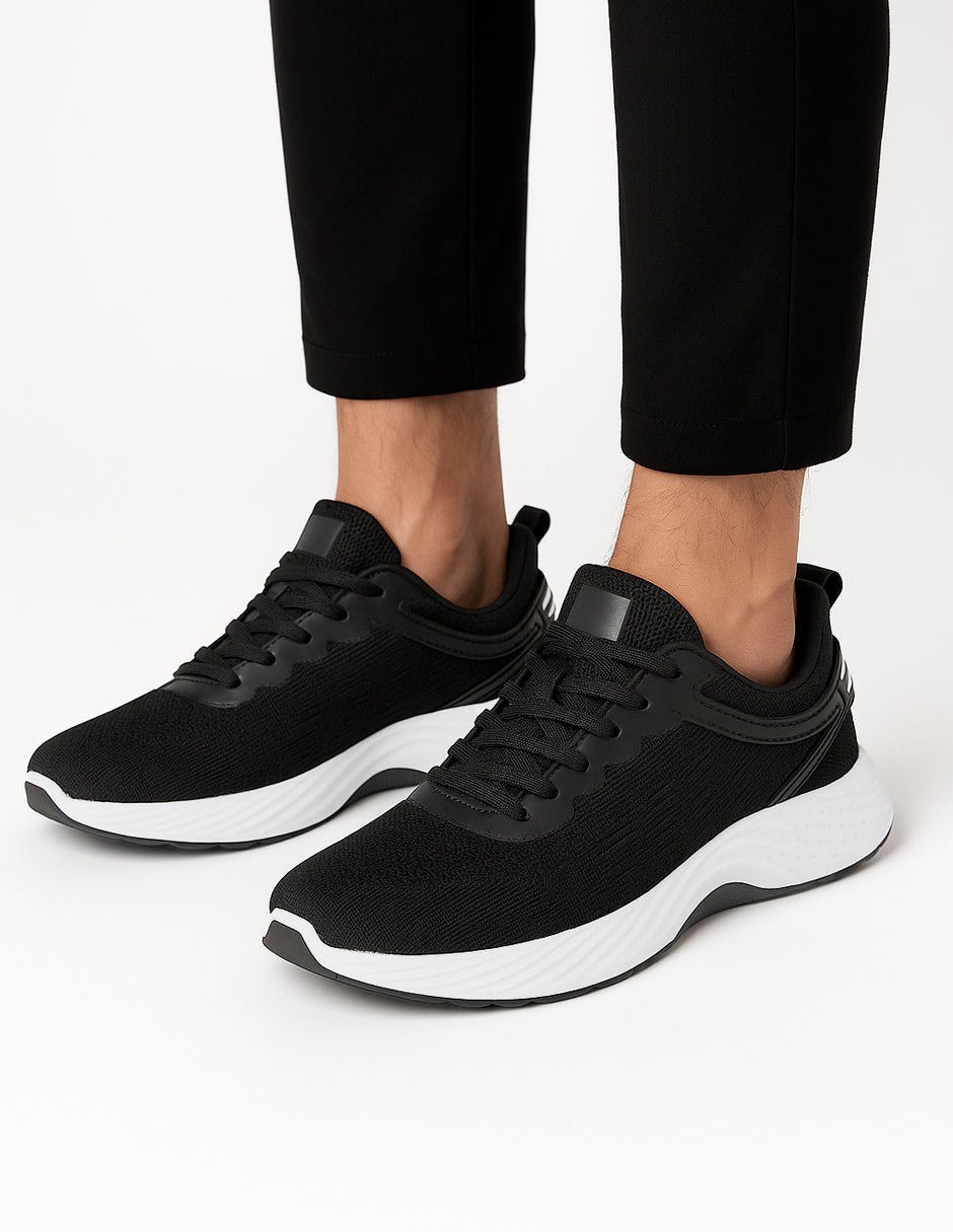 Tenis para entrenamiento Sport en Textil – Negro
