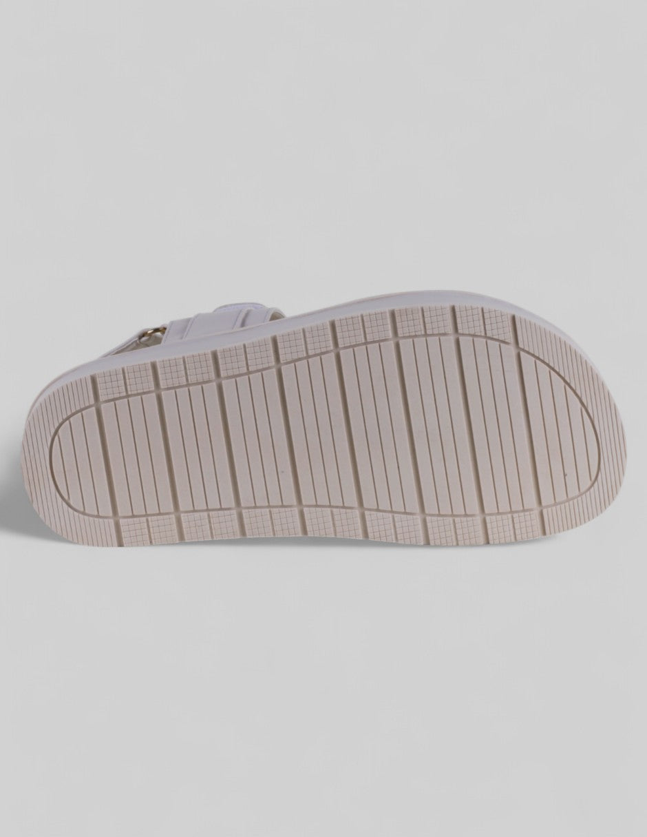 Sandalias con plataforma Yuri en Piel vegana – Beige
