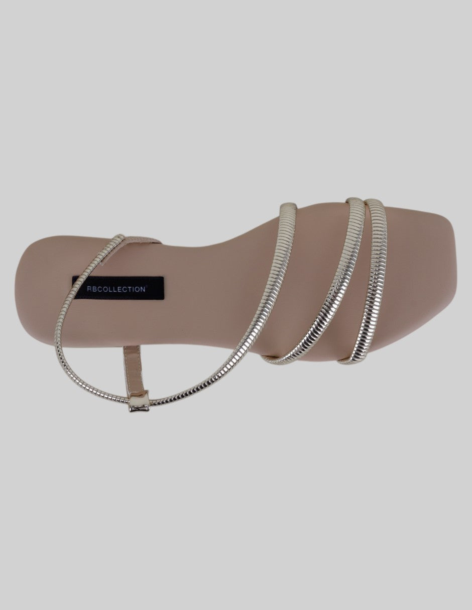 Sandalias de piso Soft en Sintético – Dorado