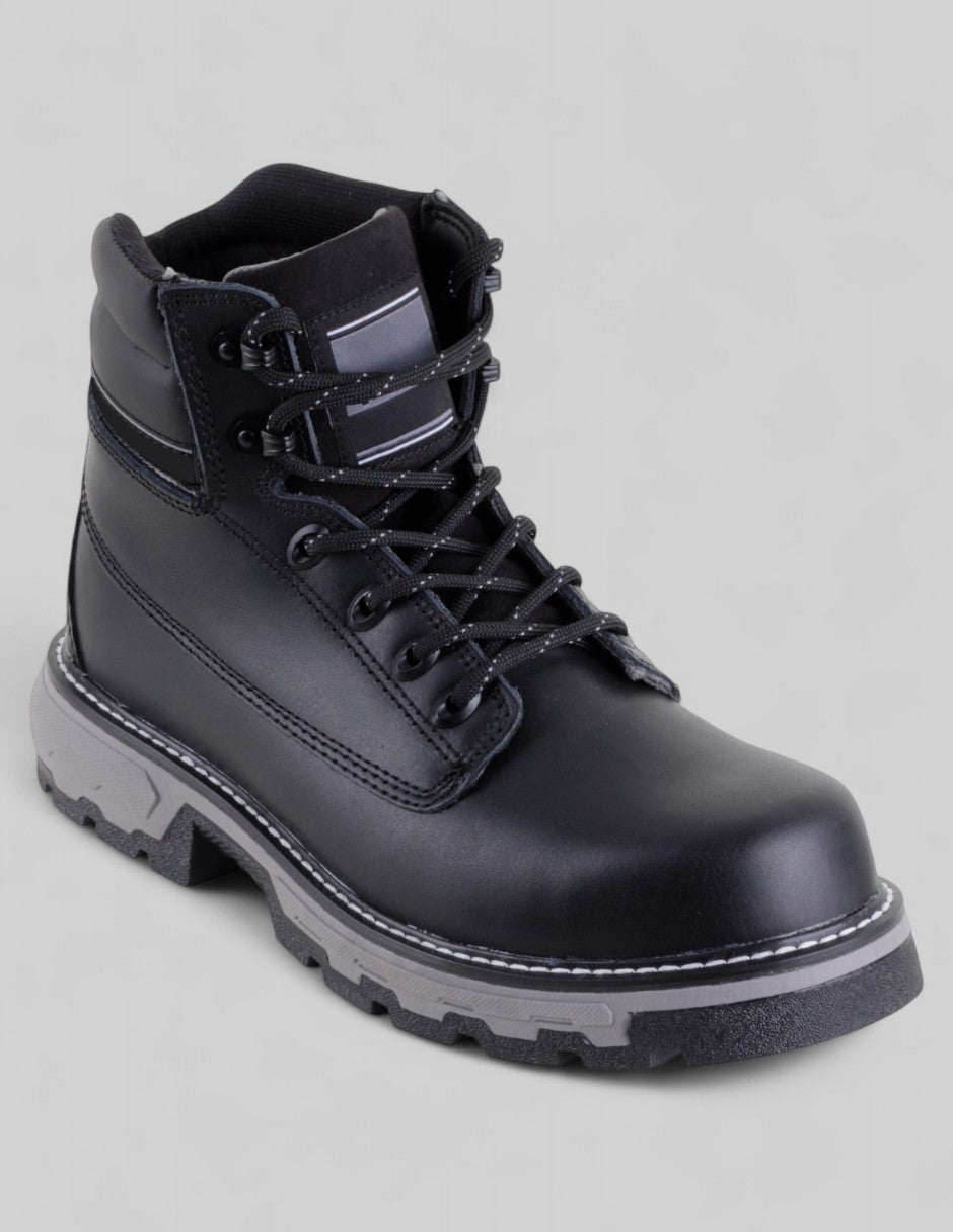Botas industriales Exterior Piel Color Negro Para Hombre De RBMOVE