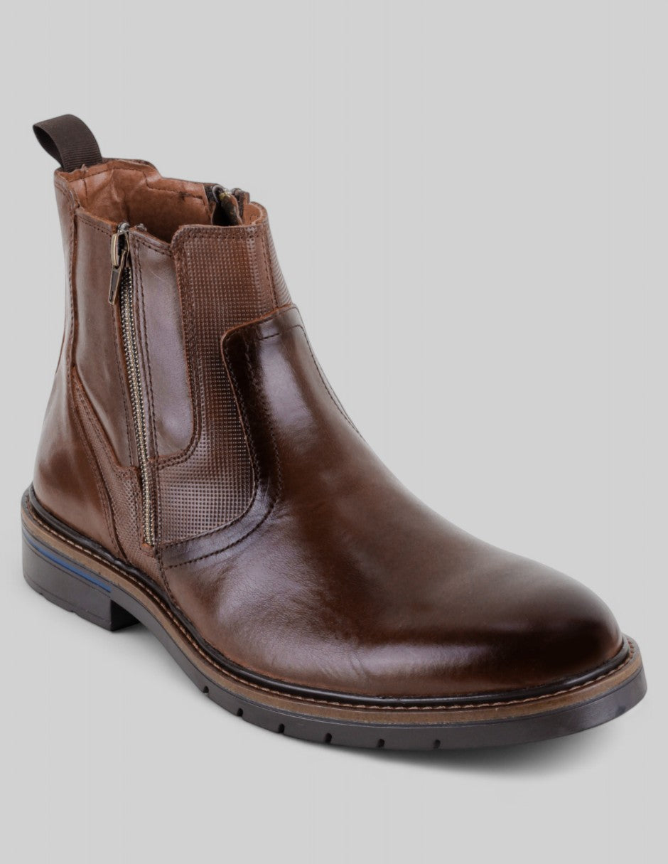 Botas casuales Exterior Piel Color Café Para Hombre De RBCOLLECTION