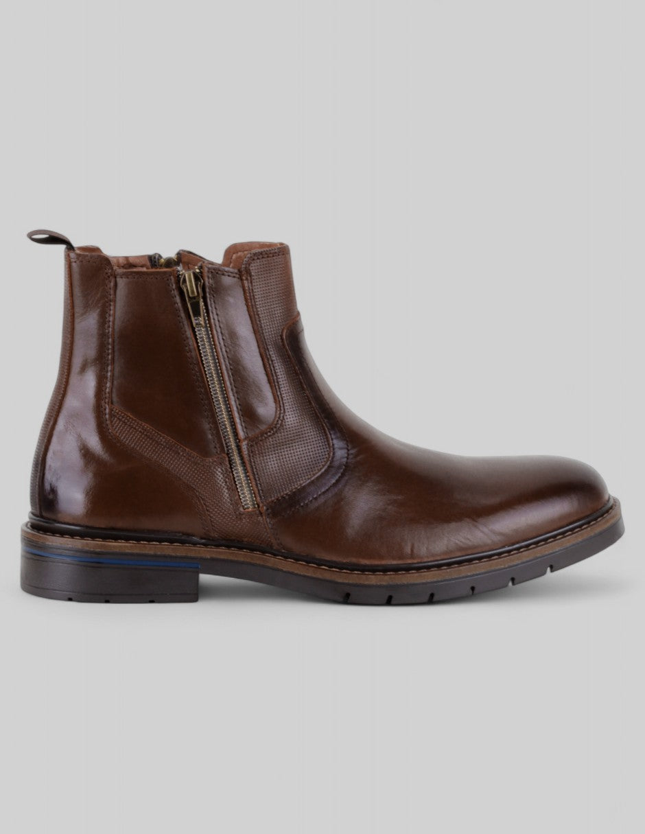 Botas casuales Hand made en Piel – Café