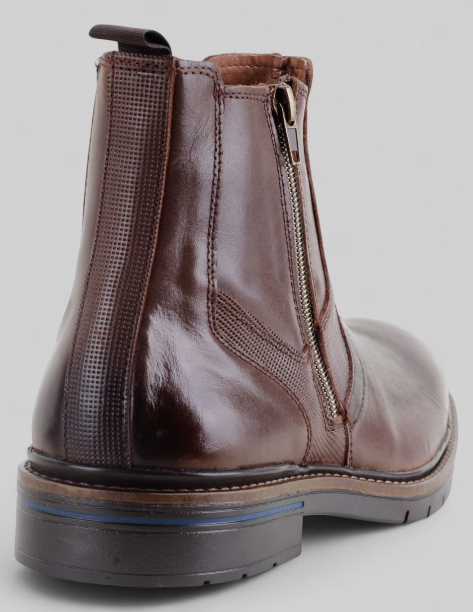Botas casuales Hand made en Piel – Café