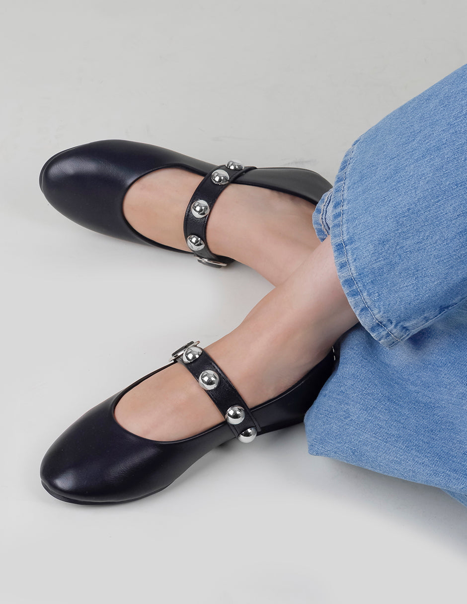 Mary jane Nature en Piel vegana – Negro