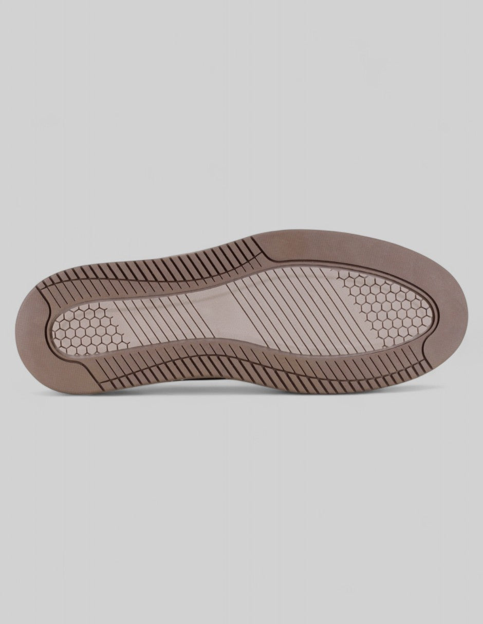 Tenis con cordones Urban en Piel vegana – Café