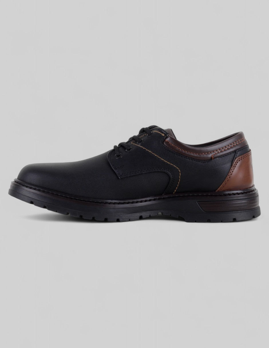 Zapatos de confort Brent en Piel vegana – Negro