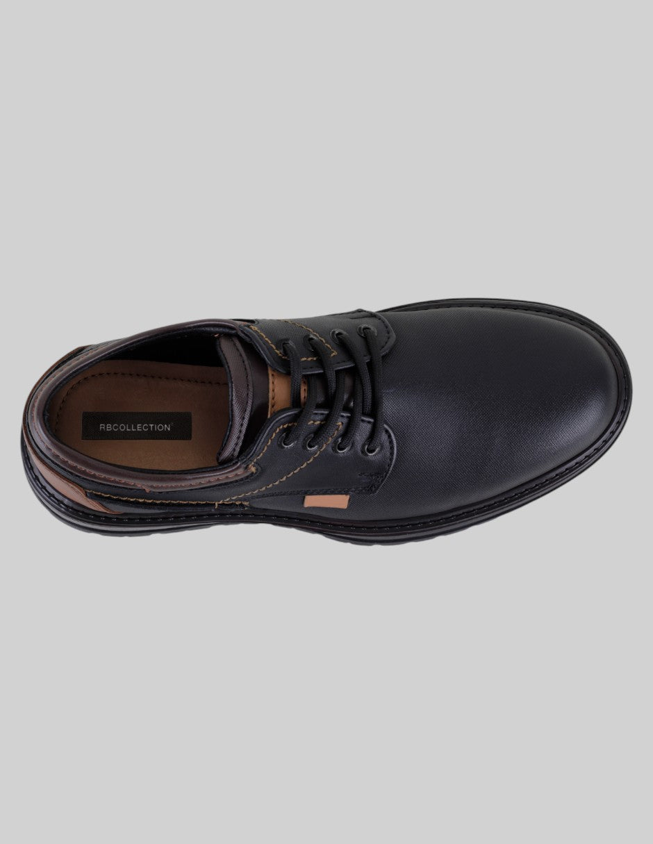 Zapatos de confort Brent en Piel vegana – Negro