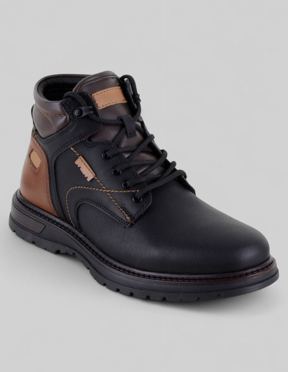 Botas casuales Exterior Piel vegana Color Negro Para Hombre De RBCOLLECTION