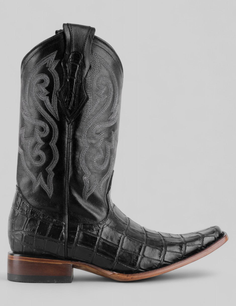 Botas western Cowboy en Piel – Negro