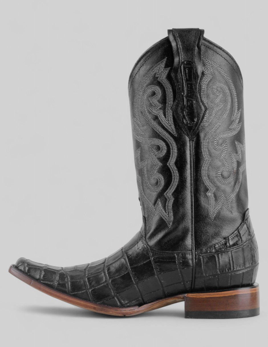 Botas tipo western Cowboy en Piel – Negro