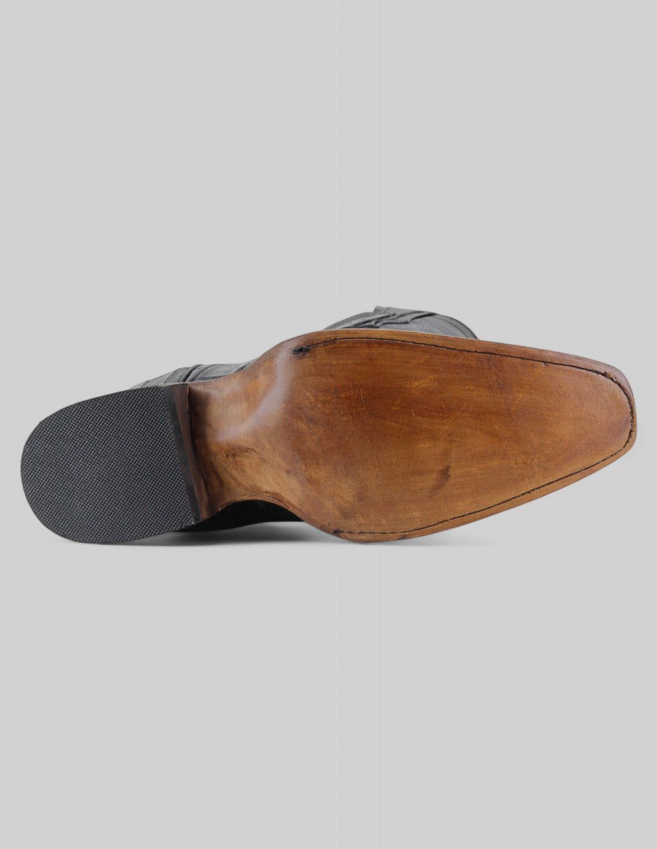 Botas tipo western Cowboy en Piel – Negro