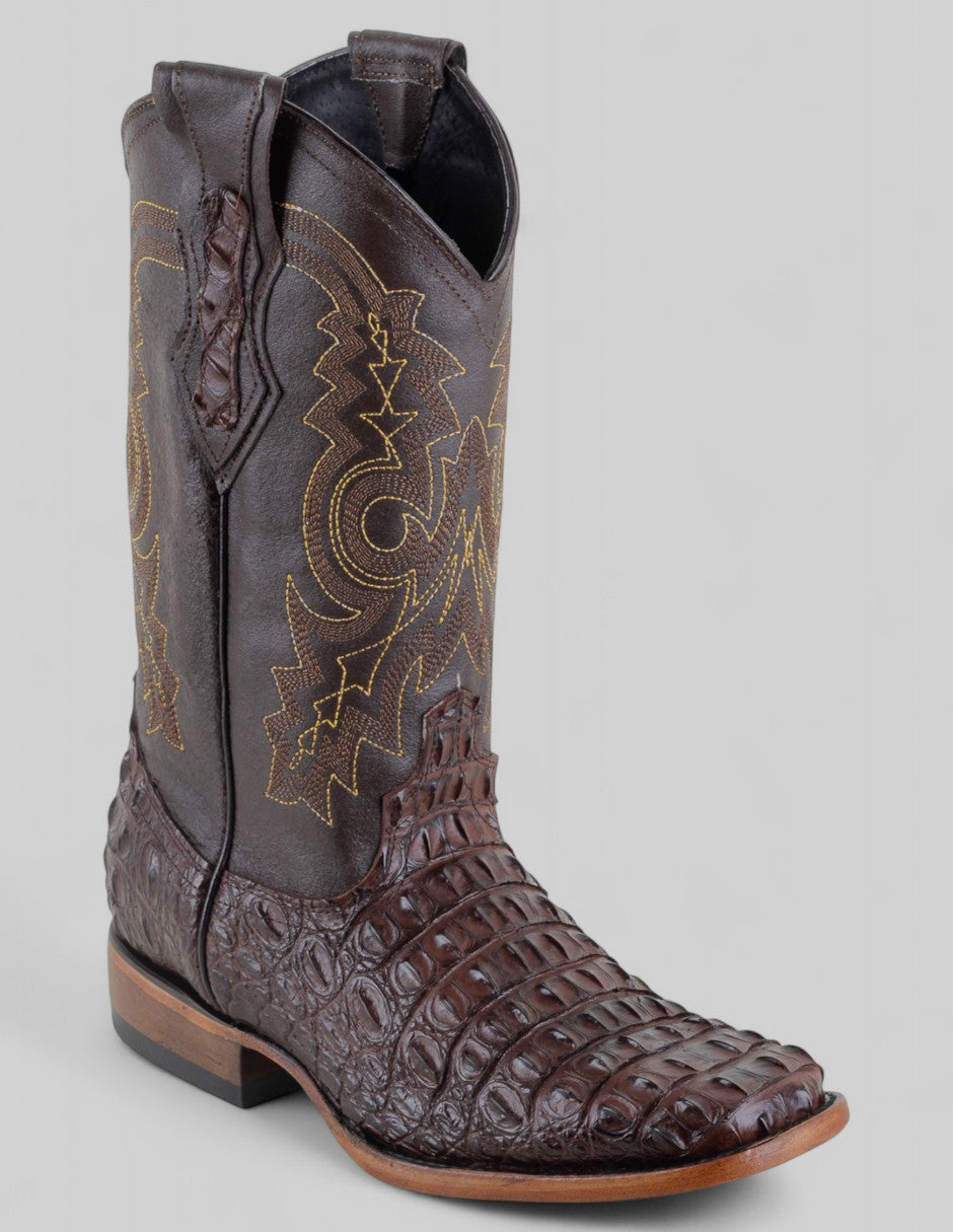 Botas western Exterior Piel Color Café Para Hombre De RBCOLLECTION