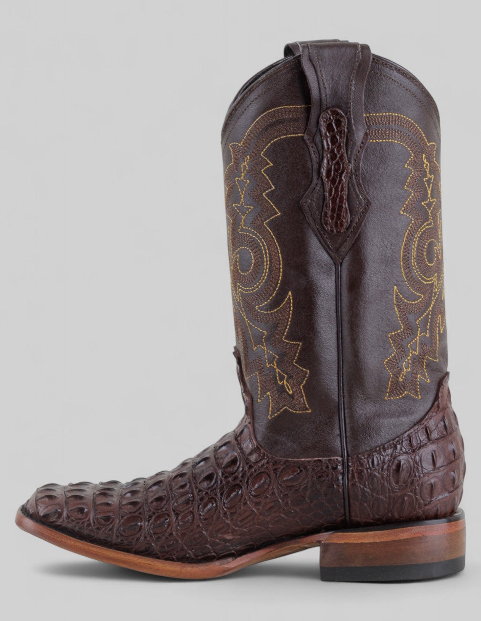 Botas tipo western Cowboy en Piel – Café